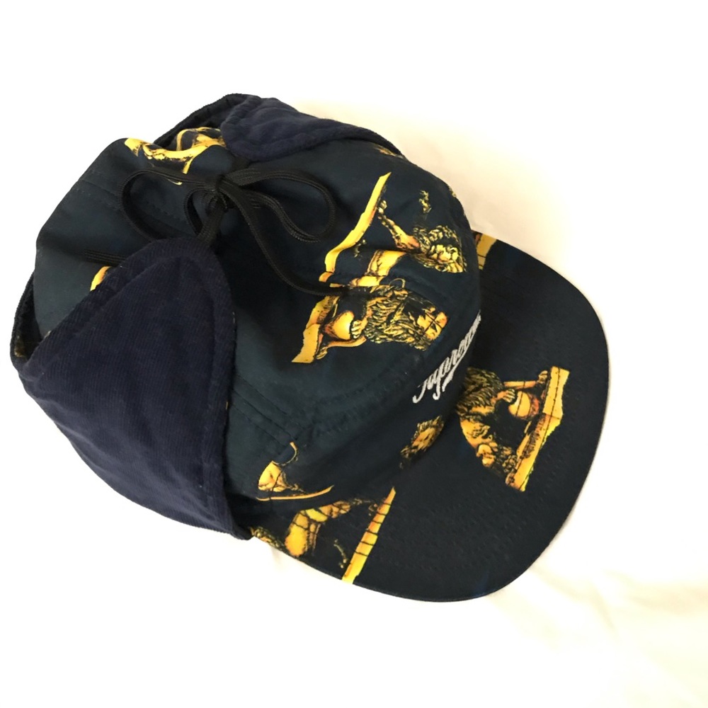 NWOT Supreme Lions Trail 5 Panel Camp Hat AW 2013 - Picture 3 of 7